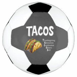Bola De Futebol TACOS Prayer Soccer Ball