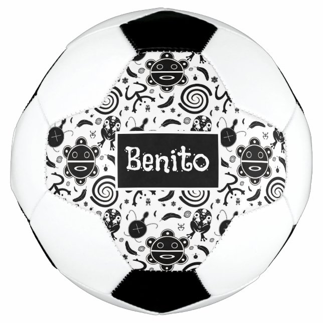 Bola De Futebol Taino - Símbolos da Cultura Porto Rico (Frente)