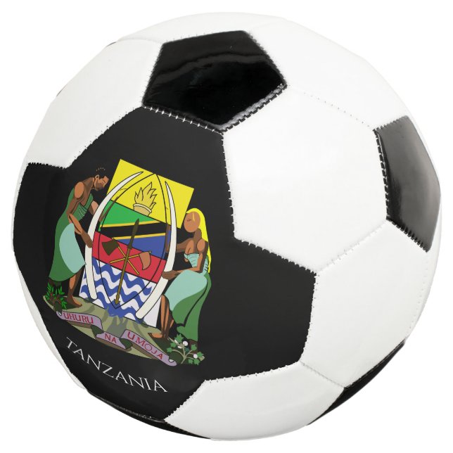 Bola De Futebol tanzania emblem (Três quartos)