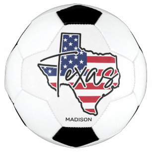 Bola De Futebol Texas de nome personalizado
