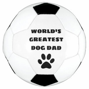 Bola De Futebol Texto Personalizado do Maior Pai de Cachorro do Mu