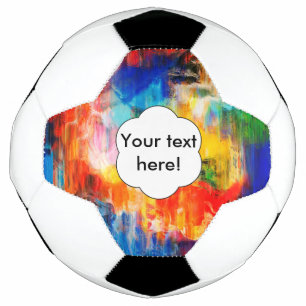 Bola De Futebol Textura colorida