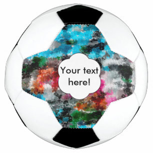 Bola De Futebol Textura colorida