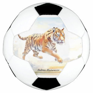 Bola De Futebol Tigre na Ação 3