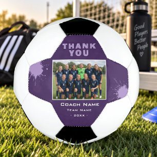 Bola De Futebol Treinador de Futebol Personalizado Obrigado Foto d