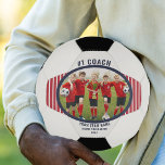 Bola De Futebol Treinador Obrigado Foto da Equipe Personalizada<br><div class="desc">Obrigado presente pelo seu treinador de futebol ou futebol. Crie sua própria bola de futebol fotográfico com uma foto do time. Toda a redação é editável para que você possa personalizar para seu treinador com seu nome, seu nome de equipe e o ano, por exemplo. Um presente fabuloso para o...</div>