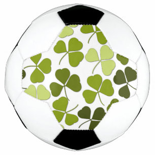 Bola De Futebol Trevo Verde em uma Variedade de Tons
