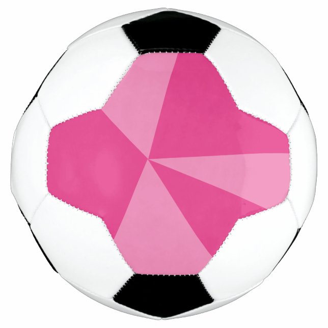 Bola De Futebol Triângulos padrão geométrico (Frente)