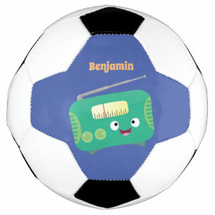 Bola De Futebol Um desenho animado e divertido