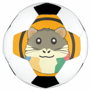 Bola De Futebol Um hamster divertido