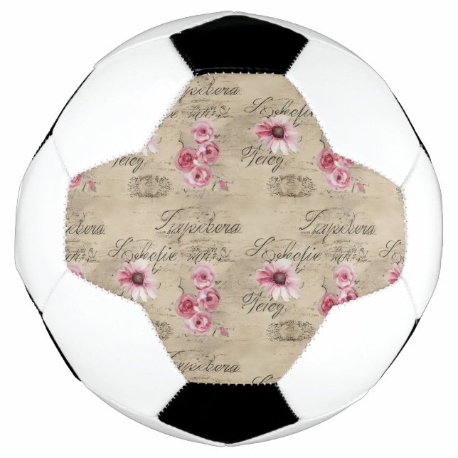 Bola De Futebol Uma Série de Design de Efêmeras Francesas 20 (Frente)