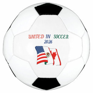 Bola de Futebol Unity 2026 - EUA México Canadá