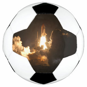 Bola De Futebol Vaivém Espacial Terra Nave Orbital Noturna Canva