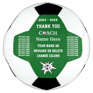 Bola De Futebol Verde e Branco, Treinador Oferece Presentes Obriga