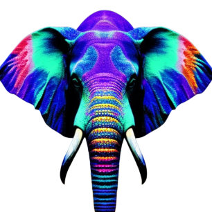 Bola De Futebol Vibrante Elefante Porta-copos de Vidro com Caixa d