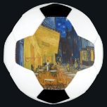 Bola De Futebol Vincent van Gogh - Cafe Terrace à Noite<br><div class="desc">Cafe Terrace no Place du Forum na Noite - Vincent van Gogh,  1888</div>