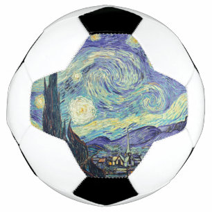 Bola De Futebol Vincent Van Gogh Na Noite Estrelada