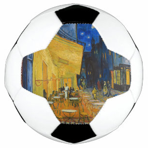 Bola De Futebol Vincent van Gogh - Terraço do Café à Noite