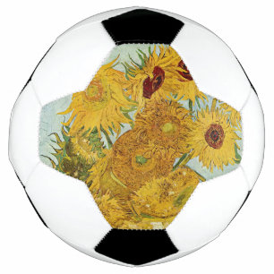 Bola De Futebol Vincent Van Gogh - Vaso com Doze Girassóis