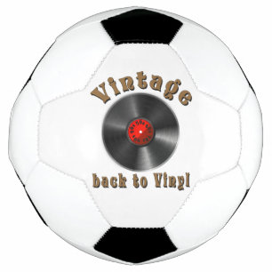 Bola De Futebol Vintage - De volta ao Vinyl, o recorde voltou