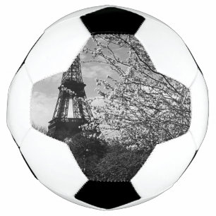 Bola De Futebol Vintage França Paris Eiffel Torre Placas