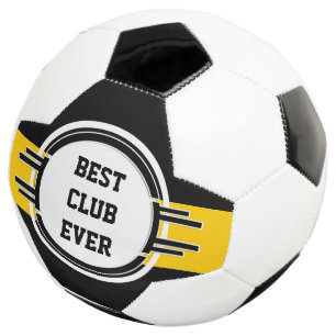 Bola De Futebol Vintage Label Black V + seu backgr. & Texto