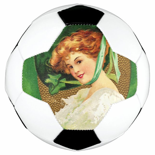 Bola De Futebol Visto de queda do verde (Frente)