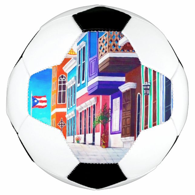 Bola De Futebol ¡Viva Puerto Rico! (Frente)