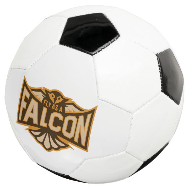 Bola De Futebol Voar Como Falcão Sepia (Três quartos)