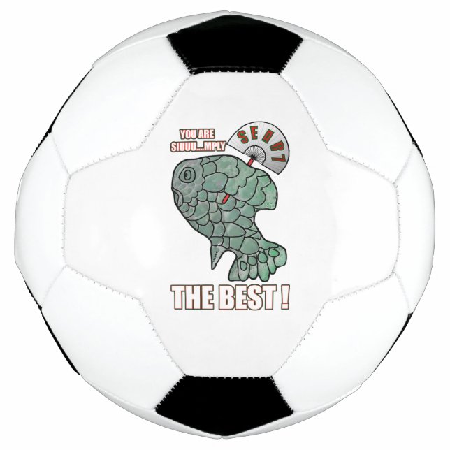 Bola De Futebol Você É Siuuu...mply O Melhor! (Frente)