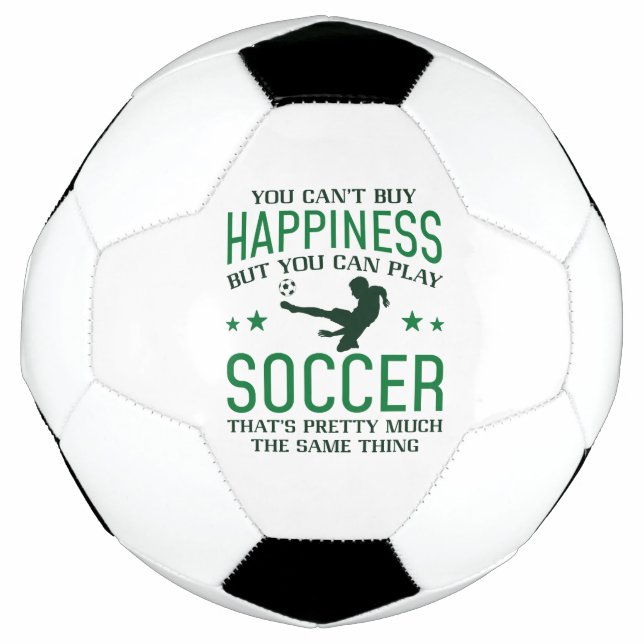 Bola De Futebol Você Pode Jogar Futebol (Frente)