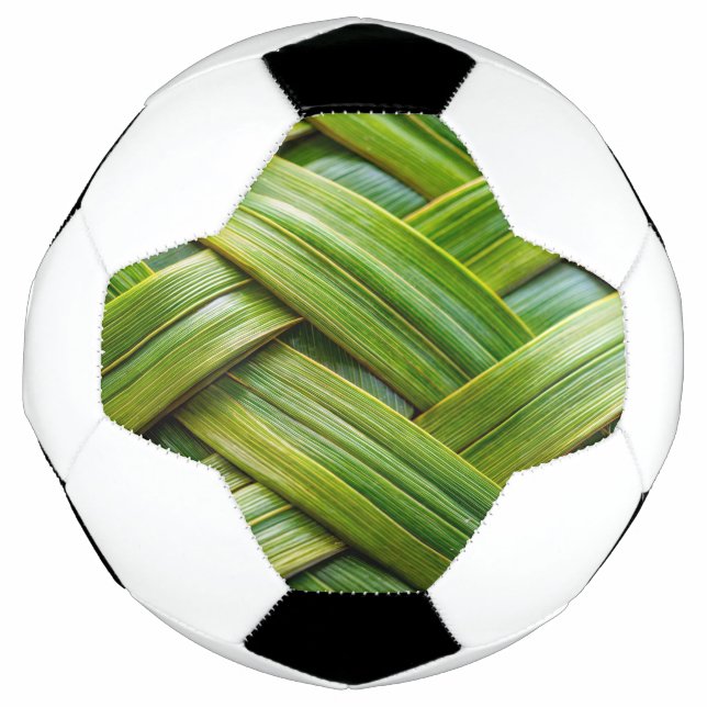 Bola De Futebol Weave verde fresca de bambu (Frente)