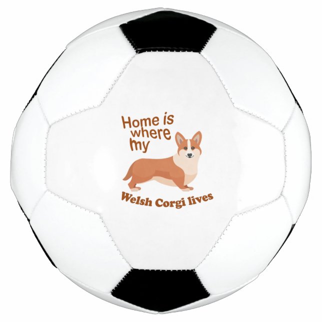 Bola De Futebol Welsh Corgi Home (Frente)