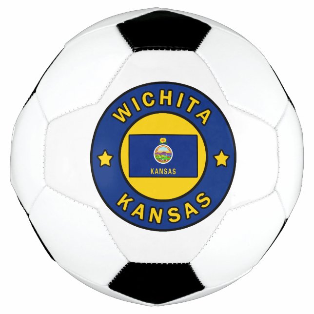 Bola De Futebol Wichita Kansas (Frente)