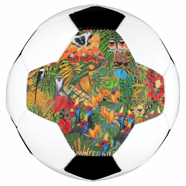 Bola De Futebol Wild Creation confetti (Frente)