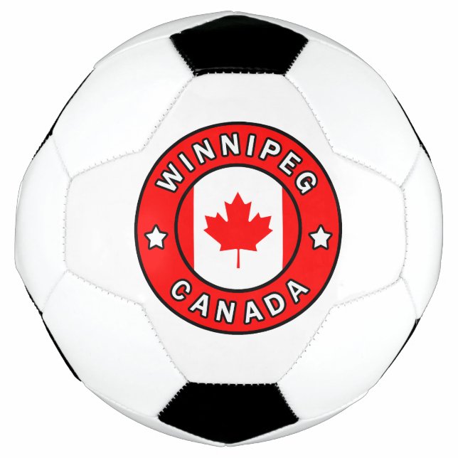 Bola De Futebol Winnipeg Canadá (Frente)