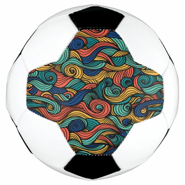 Bola De Futebol Wool Topped paisley (Frente)