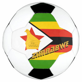 Bola De Futebol Zimbábue Futebol e Bandeira do Zimbábue / Esporte
