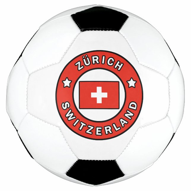 Bola De Futebol Zürich Suiça (Frente)