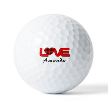 Bola de Golfe Amor Único para Ligas de Golfe Femin