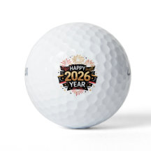 Bola de Golfe Ano Novo 2026
