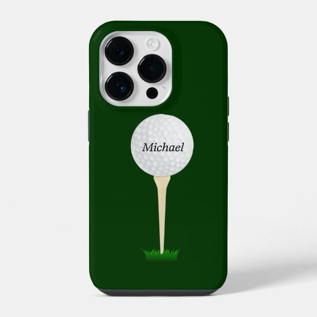 Bola de Golfe em um Tee TEMPLATE (Verso)