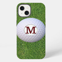 Bola de golfe Monograma Greens Relvado Golfista