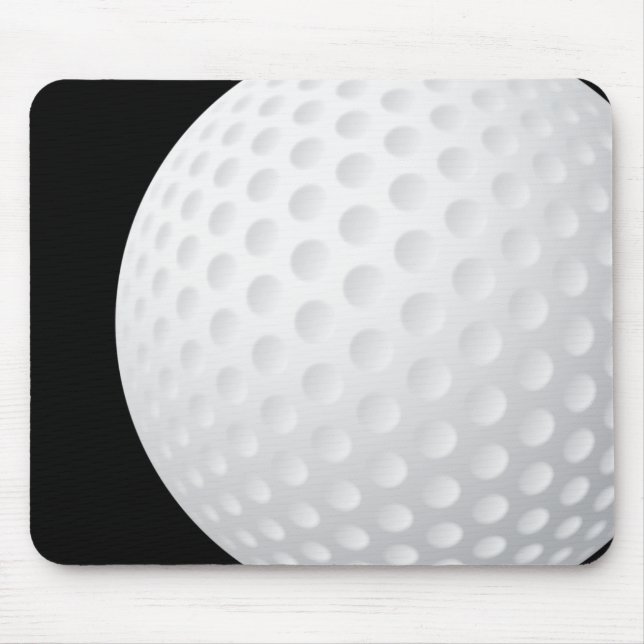 Bola de golfe Mousepad (Frente)