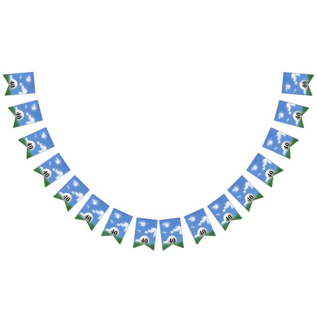 Bola de Golfe para Bandeiras de aniversário de 40  (Todos)