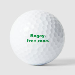 Bola de golfe personalizada de zona livre de Bogey