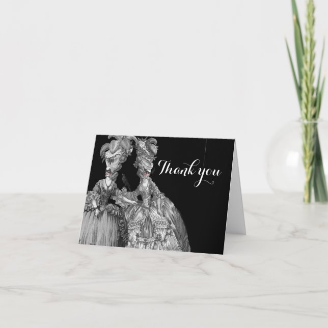 Bola de Halloween, cartões de agradecimentos. (Frente)