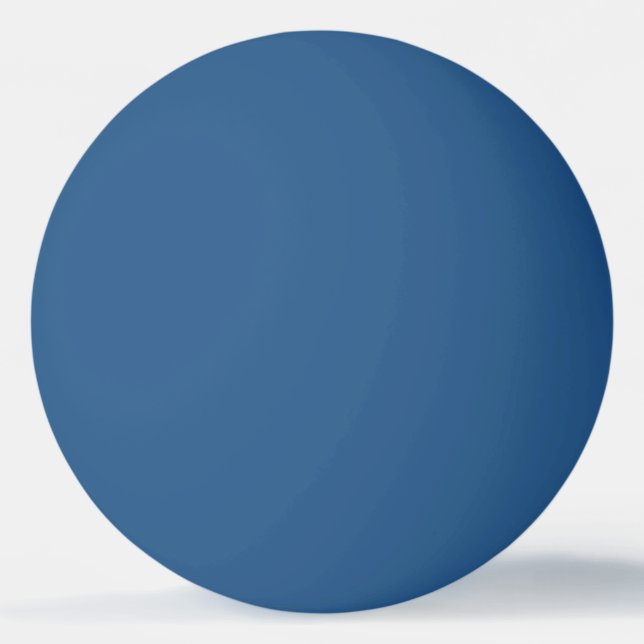 Bola de ping pong azul contínuo da cor (Frente)