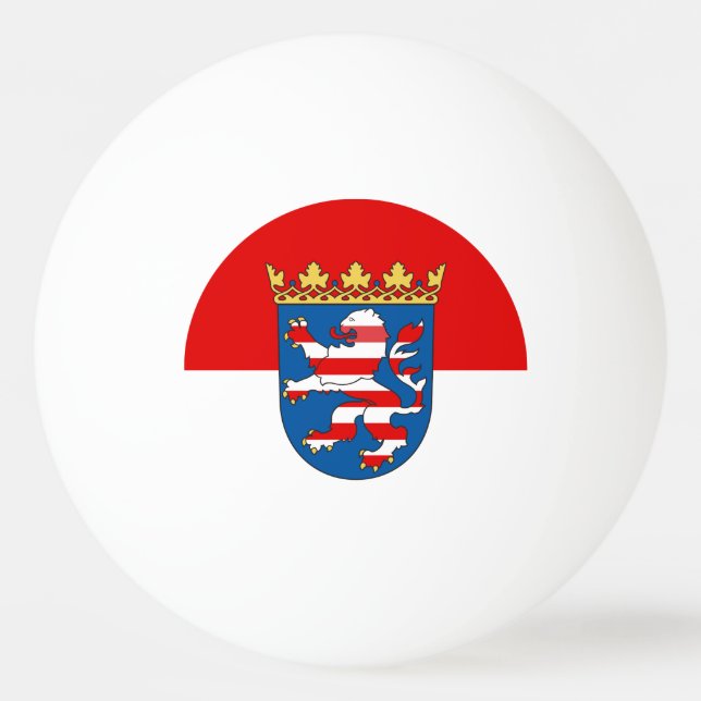 Bola de Ping-Pong da Bandeira de Hesse (Frente)