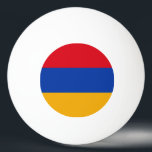 Bola de Ping Pong da Bandeira Patriótica Armênia<br><div class="desc">A bandeira nacional da Armênia.</div>